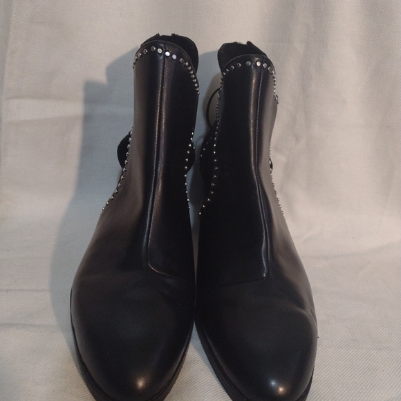NWOT Zara Trafalac Size 11 Studded Ankle Boots - Picture 3 of 11